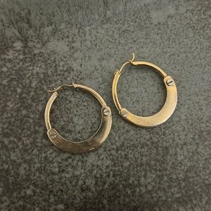 ALC hoop earrings